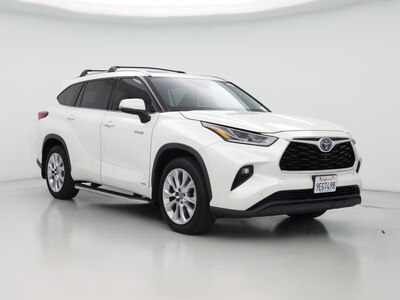 White 2021 Toyota Highlander Hybrid Limited