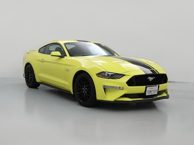 Yellow 2021 Ford Mustang GT