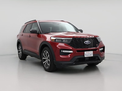 Red 2020 Ford Explorer ST