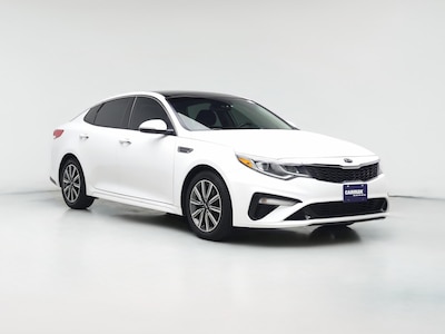 White 2019 Kia Optima LX