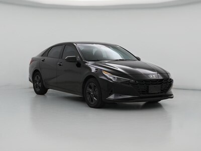 Black 2022 Hyundai Elantra Hybrid Blue