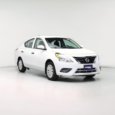 White 2017 Nissan Versa S Plus
