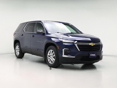 Blue 2022 Chevrolet Traverse LS