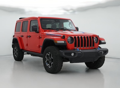 Red 2023 Jeep Wrangler 4XE PHEV Unlimited Rubicon