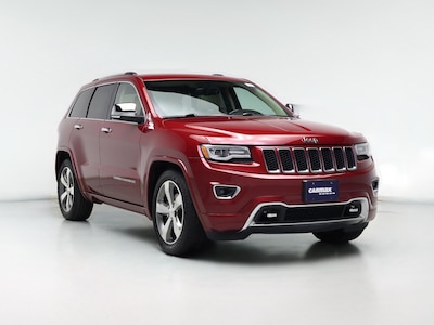 Red 2014 Jeep Grand Cherokee Overland