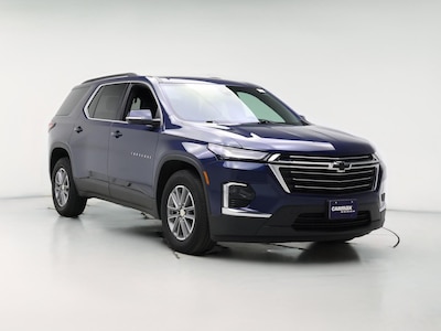 Blue 2022 Chevrolet Traverse LT Leather