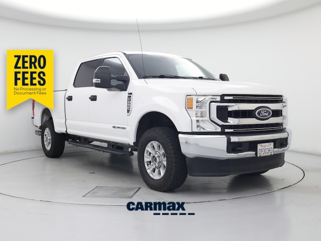 White 2020 Ford F-250 Super Duty Pickup Truck Four-Wheel Drive Automatic