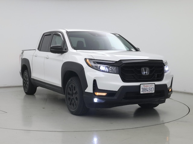 White 2023 Honda Ridgeline Sport AWD Pickup Truck All-Wheel Drive Automatic