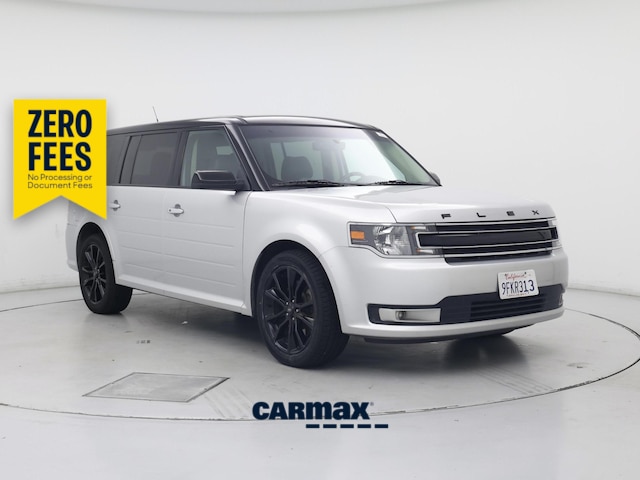 Silver 2019 Ford Flex SEL FWD SUV / Crossover Front-Wheel Drive Automatic