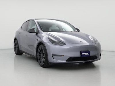 Gray 2024 Tesla Model Y Performance