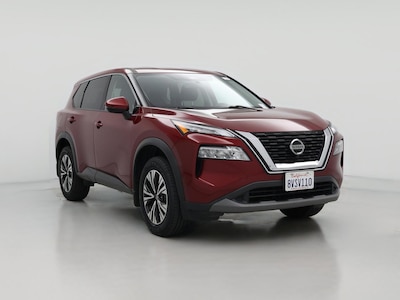 Red 2021 Nissan Rogue SV