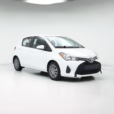 White 2015 Toyota Yaris L