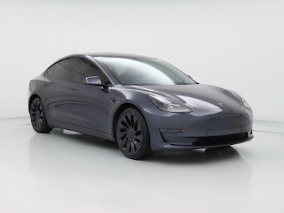 Gray 2023 Tesla Model 3 Performance