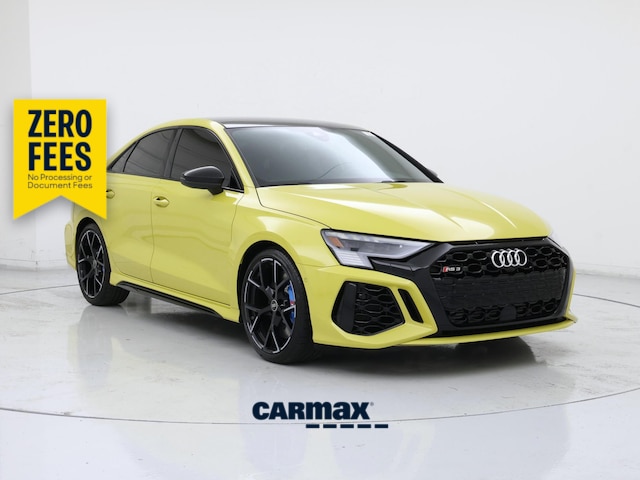 Yellow 2024 Audi RS 3 2.5T quattro Sedan All-Wheel Drive Automatic