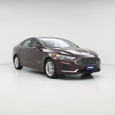 Red 2019 Ford Fusion Hybrid SEL