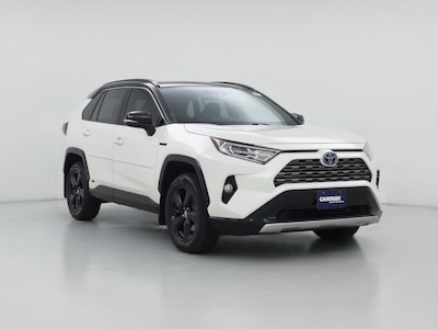 White 2019 Toyota RAV4 Hybrid XSE