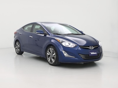 Blue 2014 Hyundai Elantra Limited