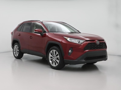 Red 2020 Toyota RAV4 XLE Premium