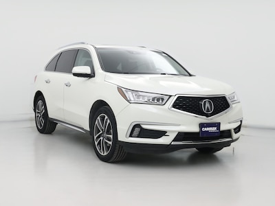 White 2017 Acura MDX Advance