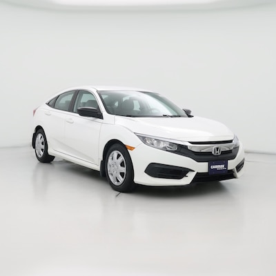 White 2016 Honda Civic LX