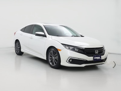 White 2020 Honda Civic EX