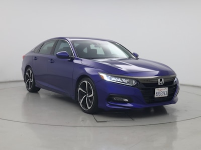 Blue 2018 Honda Accord Sport