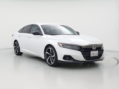 White 2021 Honda Accord Sport