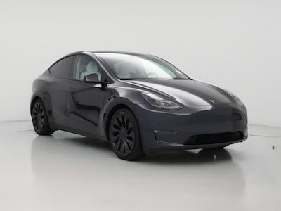 Gray 2024 Tesla Model Y Performance