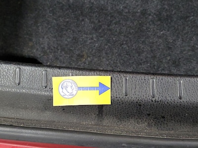 Trunk Rear row Cosmetic Imperfection