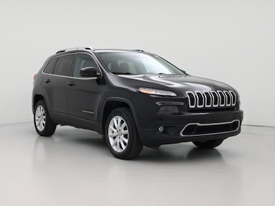 Black 2015 Jeep Cherokee Limited