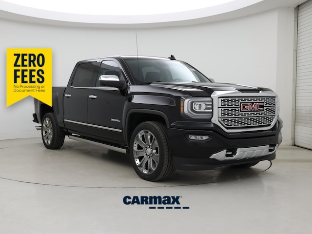 Black 2018 GMC Sierra 1500 Pickup Truck Four-Wheel Drive Automatic