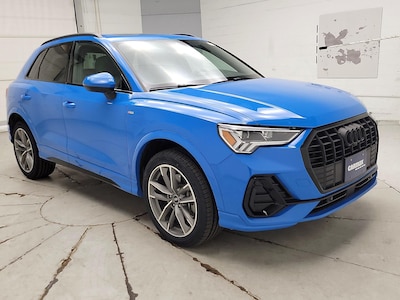 Blue 2022 Audi Q3 S-Line Premium Plus