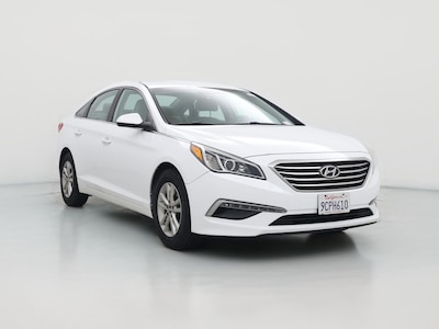 White 2015 Hyundai Sonata SE