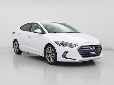 White 2017 Hyundai Elantra Limited
