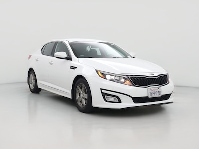 White 2015 Kia Optima LX