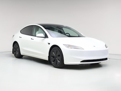 White 2024 Tesla Model 3 Long Range