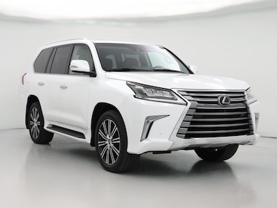 White 2018 Lexus LX 570
