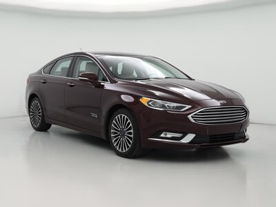 Red 2018 Ford Fusion Energi Titanium
