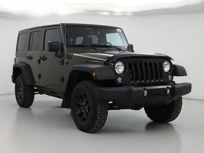 Green 2016 Jeep Wrangler Unlimited Willys Wheeler