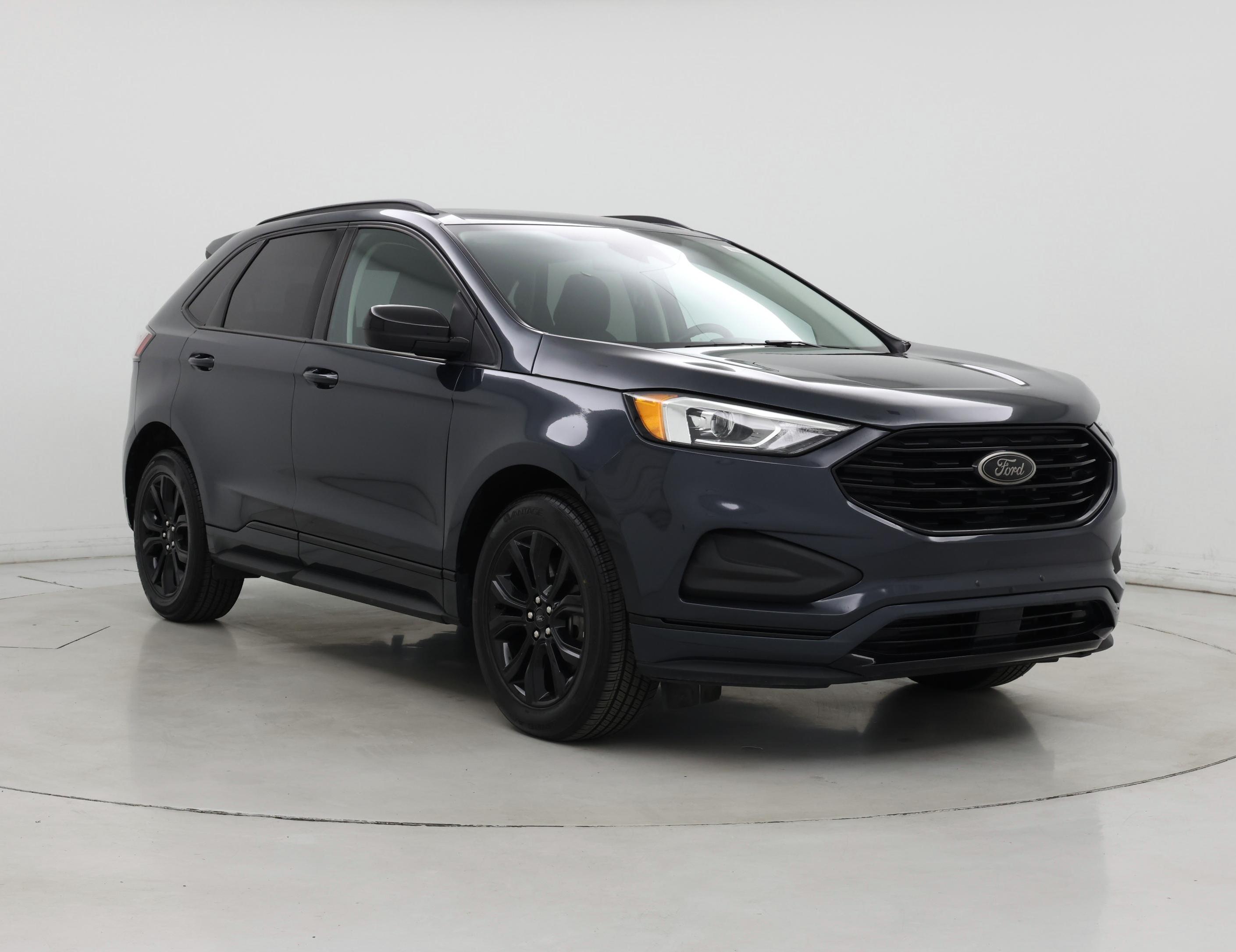 Blue 2022 Ford Edge SE AWD SUV / Crossover All-Wheel Drive Automatic
