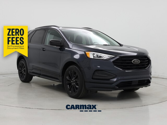 Blue 2022 Ford Edge SE AWD SUV / Crossover All-Wheel Drive Automatic