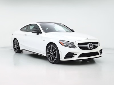 White 2021 Mercedes-Benz C43 AMG