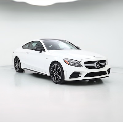 White 2021 Mercedes-Benz C43 AMG