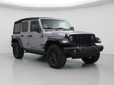 Gray 2021 Jeep Wrangler Unlimited Willys