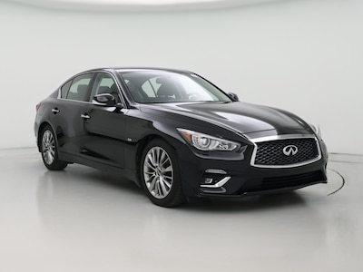 Black 2019 Infiniti Q50 Luxe
