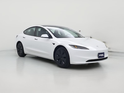 White 2025 Tesla Model 3 Long Range