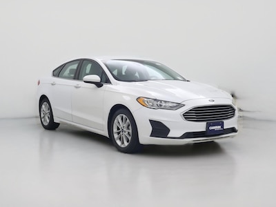White 2019 Ford Fusion Hybrid SE