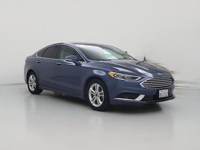 Blue 2018 Ford Fusion SE