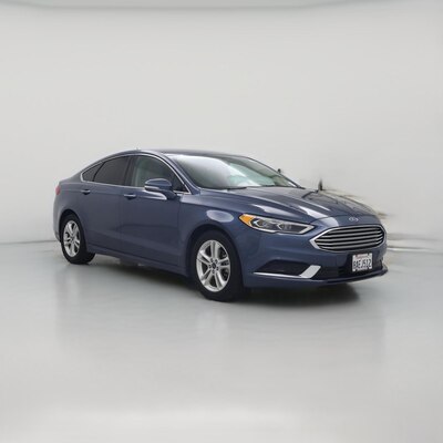 Blue 2018 Ford Fusion SE