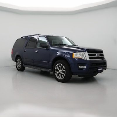 Blue 2017 Ford Expedition EL XLT
